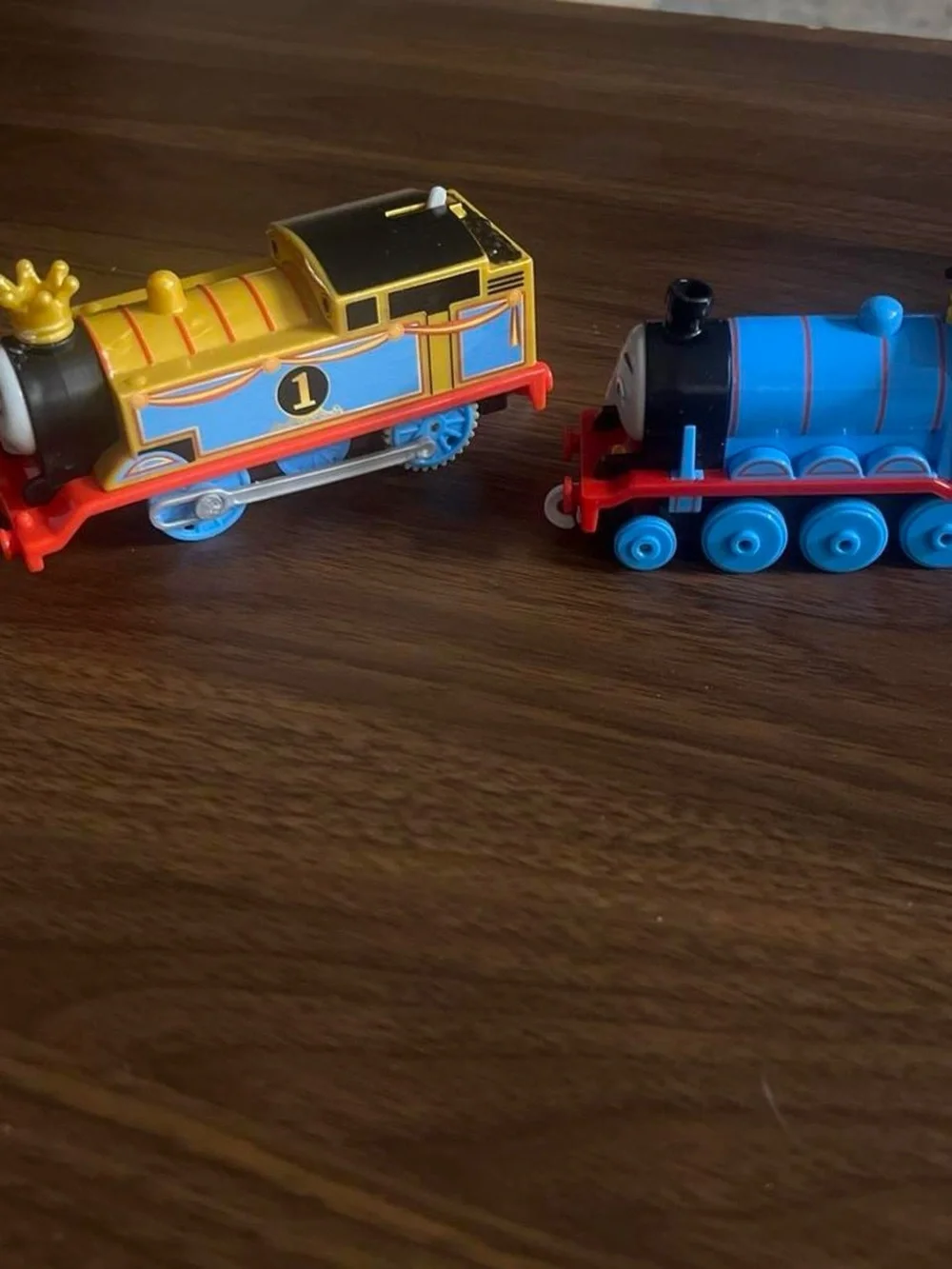 Thomas & Friends Blue and Yellow Crown Engine Toy Pair